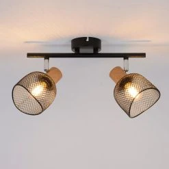 Corep Spot 2 Lumières En Métal L31.5cm Noir - Ottawa -Sema Design Boutique 631594 FRN02 WEB