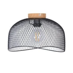 Corep Plafonnier En Métal D30cm Noir - Ottawa -Sema Design Boutique 631604 FRN05 WEB