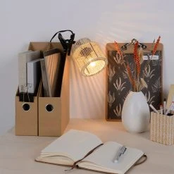 Corep Spot à Pince En Métal Et Cordelette H21cm Naturel - Cancun -Sema Design Boutique 631617 FRN03 WEB