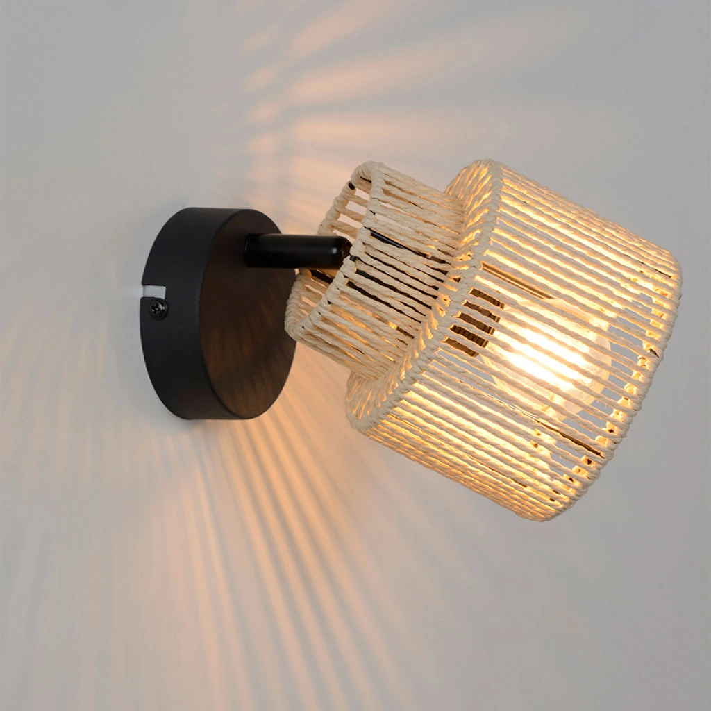 Corep Spot 1 Lumière En Métal Et Cordelette H15cm Naturel - Cancun 4 Corep Spot 1 Lumière En Métal Et Cordelette H15cm Naturel - Cancun – Image 2