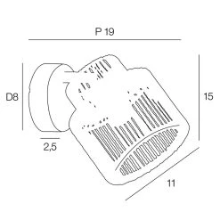 Corep Spot 1 Lumière En Métal Et Cordelette H15cm Naturel - Cancun 9 Corep Spot 1 Lumière En Métal Et Cordelette H15cm Naturel - Cancun -Sema Design Boutique 631618 FRN04 WEB