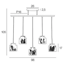 Corep Suspension 5 Lumière En Métal Et Cordelette Tressé L198cm Naturel - Cancun 9 Corep Suspension 5 Lumière En Métal Et Cordelette Tressé L198cm Naturel - Cancun -Sema Design Boutique 631630 FRN04 WEB