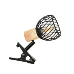 Corep Spot à Pince En Métal H12.5cm Noir - Kento