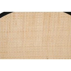 Opjet Abat-jour En Raphia Contour Noir - Découpage -Sema Design Boutique 631871 DET02 WEB