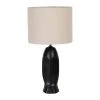 Opjet Lampe En Céramique H45.5cm Noir - Visage