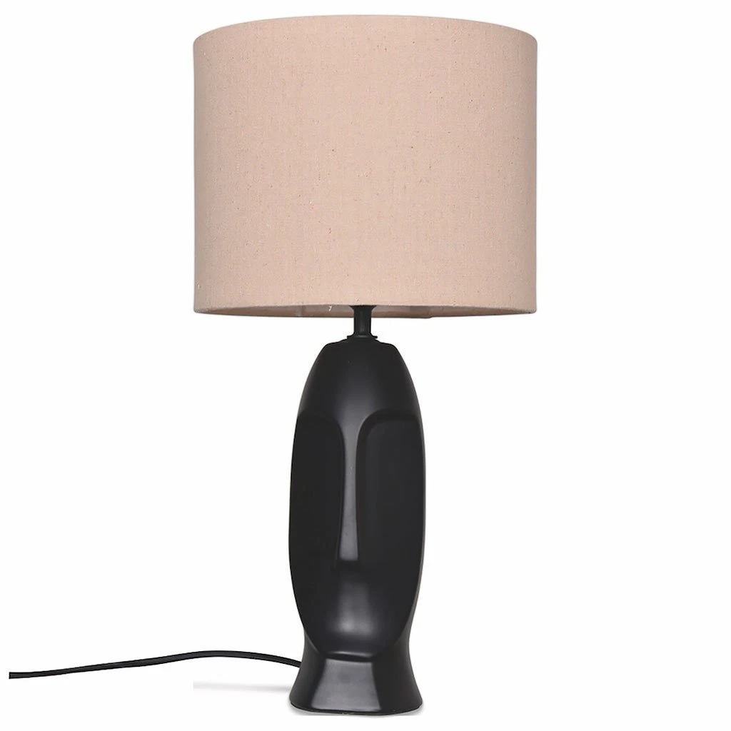 Opjet Lampe En Céramique H45.5cm Noir - Visage 4 Opjet Lampe En Céramique H45.5cm Noir - Visage – Image 2