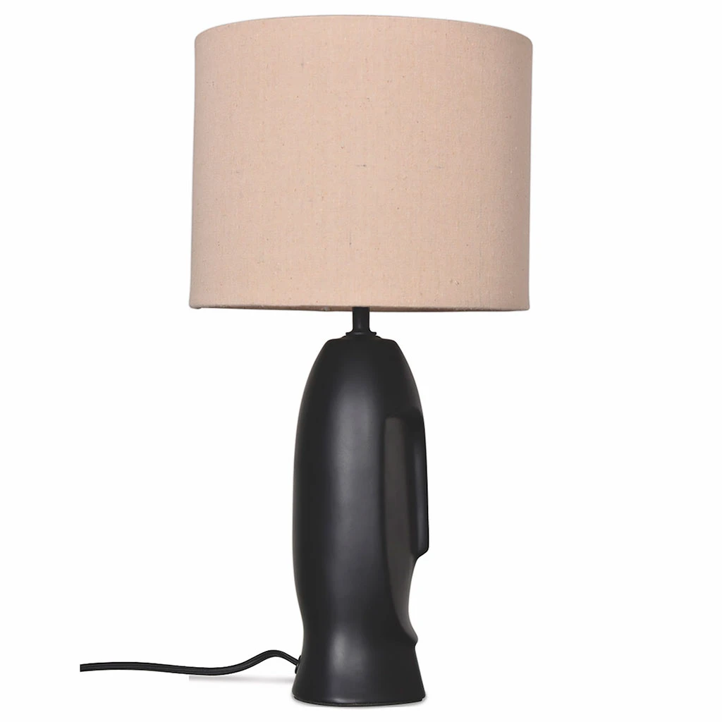 Opjet Lampe En Céramique H45.5cm Noir - Visage 6 Opjet Lampe En Céramique H45.5cm Noir - Visage – Image 4