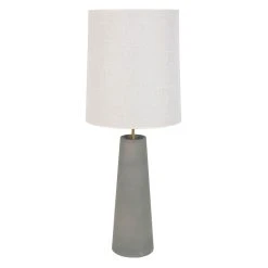 Market Set Lampe En Céramique Et Tissu H101cm Gris - Cosiness