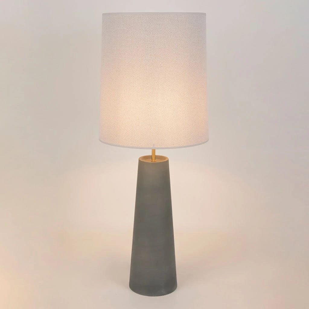 Market Set Lampe En Céramique Et Tissu H101cm Gris - Cosiness 5 Market Set Lampe En Céramique Et Tissu H101cm Gris - Cosiness – Image 3