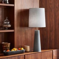 Market Set Lampe En Céramique Et Tissu H101cm Gris - Cosiness 11 Market Set Lampe En Céramique Et Tissu H101cm Gris - Cosiness -Sema Design Boutique 632129 FRN04 WEB