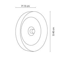 Market Set Applique En Tissu D40cm Naturel Et Blanc - Portinatx -Sema Design Boutique 632145 FRN03 WEB