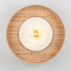 Market Set Applique En Tissu D50cm Naturel Et Blanc - Portinatx -Sema Design Boutique 632147 FRN02 WEB