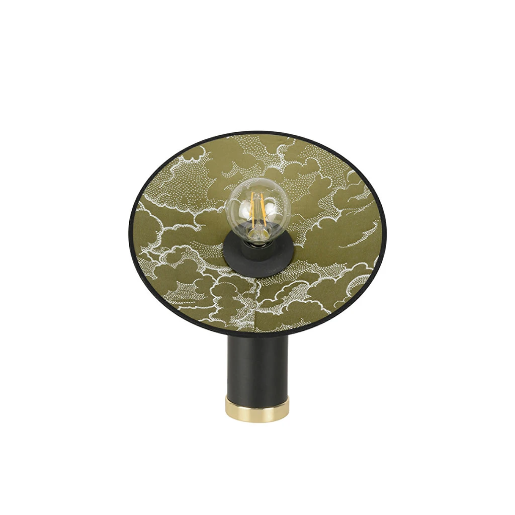 Market Set Lampe En Métal Et Tissu H37cm Kaki - Gatsby 3 Market Set Lampe En Métal Et Tissu H37cm Kaki - Gatsby