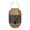 SEMA DESIGN Lampe Lanterne En Bambou Et Fer H36.5cm Noir Et Nature - Rosalie -Sema Design Boutique 73886 DEB WEB