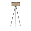 SEMA DESIGN Lampadaire En Métal Et Rotin H125cm Noir - Balamea -Sema Design Boutique 73908 DEB WEB