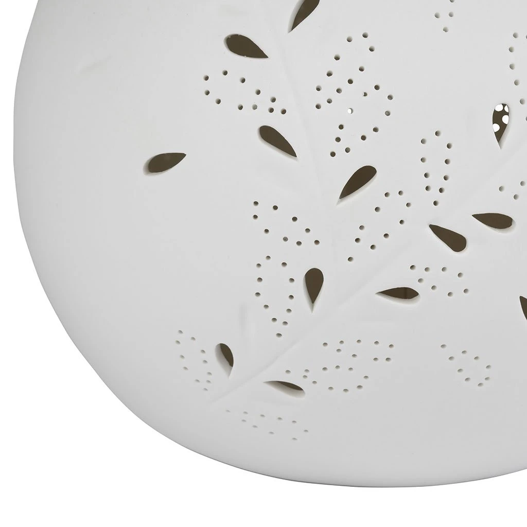 SEMA DESIGN Lampe Boule En Porcelaine Blanc - Lierre 5 SEMA DESIGN Lampe Boule En Porcelaine Blanc - Lierre – Image 3