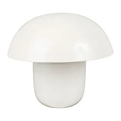 SEMA DESIGN Lampe Champignon Fer H25cm Ambiance Blanc - Champart
