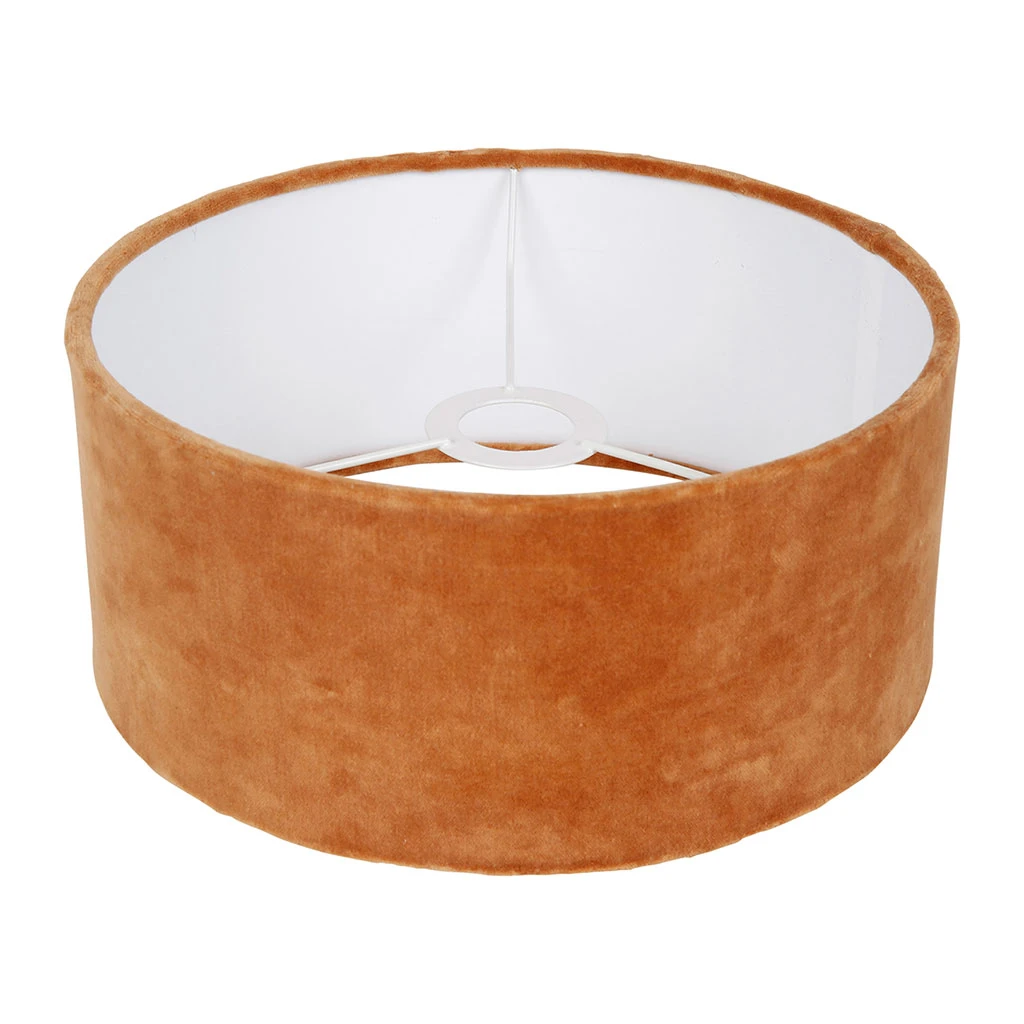 SEMA DESIGN Abat Jour En Velours D30cm Brun - Ardecor 4 SEMA DESIGN Abat Jour En Velours D30cm Brun - Ardecor – Image 2