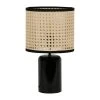 SEMA DESIGN Lampe à Pose Cannage H35.5cm Noir - Solor -Sema Design Boutique 75381 DEB WEB