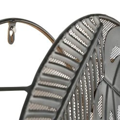 SEMA DESIGN Applique Ronde En Fer D40cm Noir - Tropic'art -Sema Design Boutique 75822 DET02 WEB