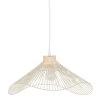 SEMA DESIGN Suspension En Rotin Et Fer D50cm Crème - Ferline -Sema Design Boutique 75842 DEB WEB