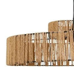 SEMA DESIGN Suspension Naturel En Fer Et Corde De Papier D55cm - Calyp -Sema Design Boutique 75886 DET02 WEB