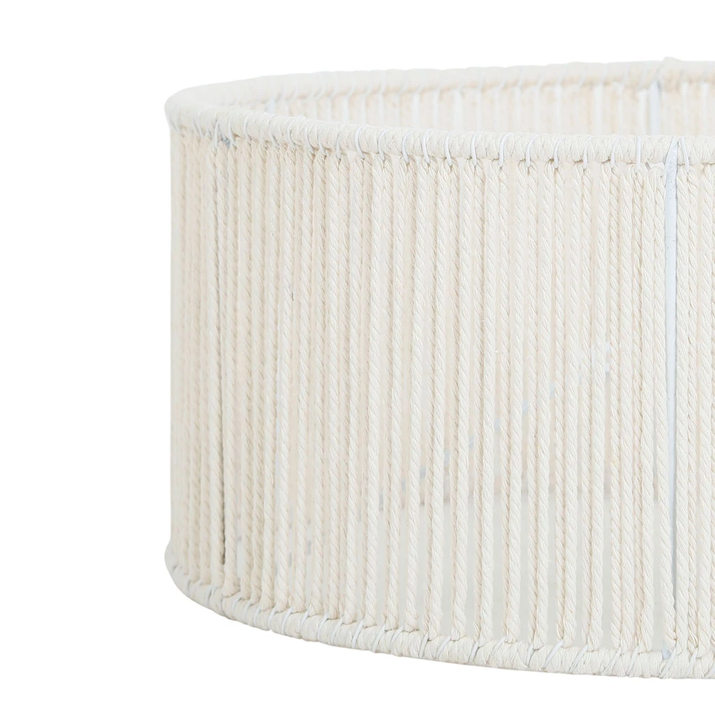 SEMA DESIGN Abat Jour Corde De Conton D30cm Creme 4 SEMA DESIGN Abat Jour Corde De Conton D30cm Creme – Image 2