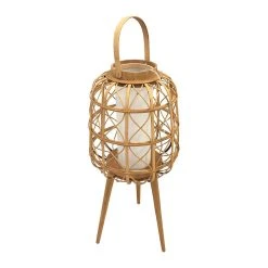 SEMA DESIGN Lampe Lanterne Sur Pied Naturelle H87cm - Element