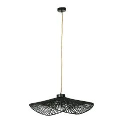 SEMA DESIGN Suspension En Corde De Papier Et Fer D71cm Noir - Calyp -Sema Design Boutique 76268 DET01 WEB