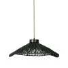 SEMA DESIGN Suspension En Corde De Papier Et Fer D50cm Noir - Calyp