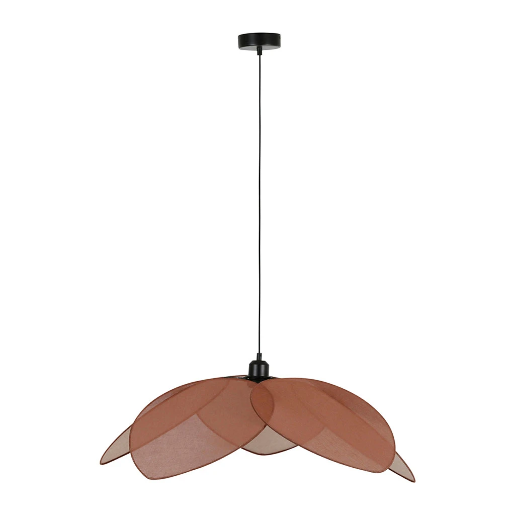 SEMA DESIGN Suspension Japandi En Lin D70cm Brun 4 SEMA DESIGN Suspension Japandi En Lin D70cm Brun – Image 2