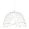 SEMA DESIGN Suspension En Fer Et Rotin H38cm Blanc - Filen -Sema Design Boutique 76699 DEB WEB
