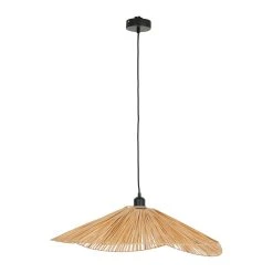 SEMA DESIGN Suspension En Raphia L68cm Naturel - Terre Brulée 7 SEMA DESIGN Suspension En Raphia L68cm Naturel - Terre Brulée -Sema Design Boutique 76743 DET01 WEB