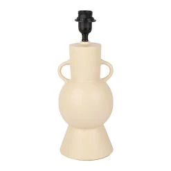 SEMA DESIGN Pied De Lampe Arrondie En Porcelaine H40cm Sable - Eterra