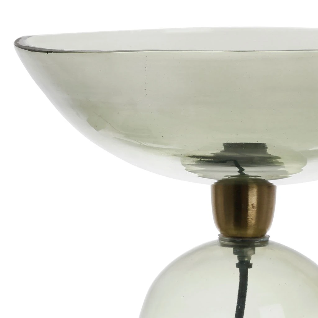 SEMA DESIGN Lampe Ronde En Verre H33.5cm Vert - Champart 5 SEMA DESIGN Lampe Ronde En Verre H33.5cm Vert - Champart – Image 3