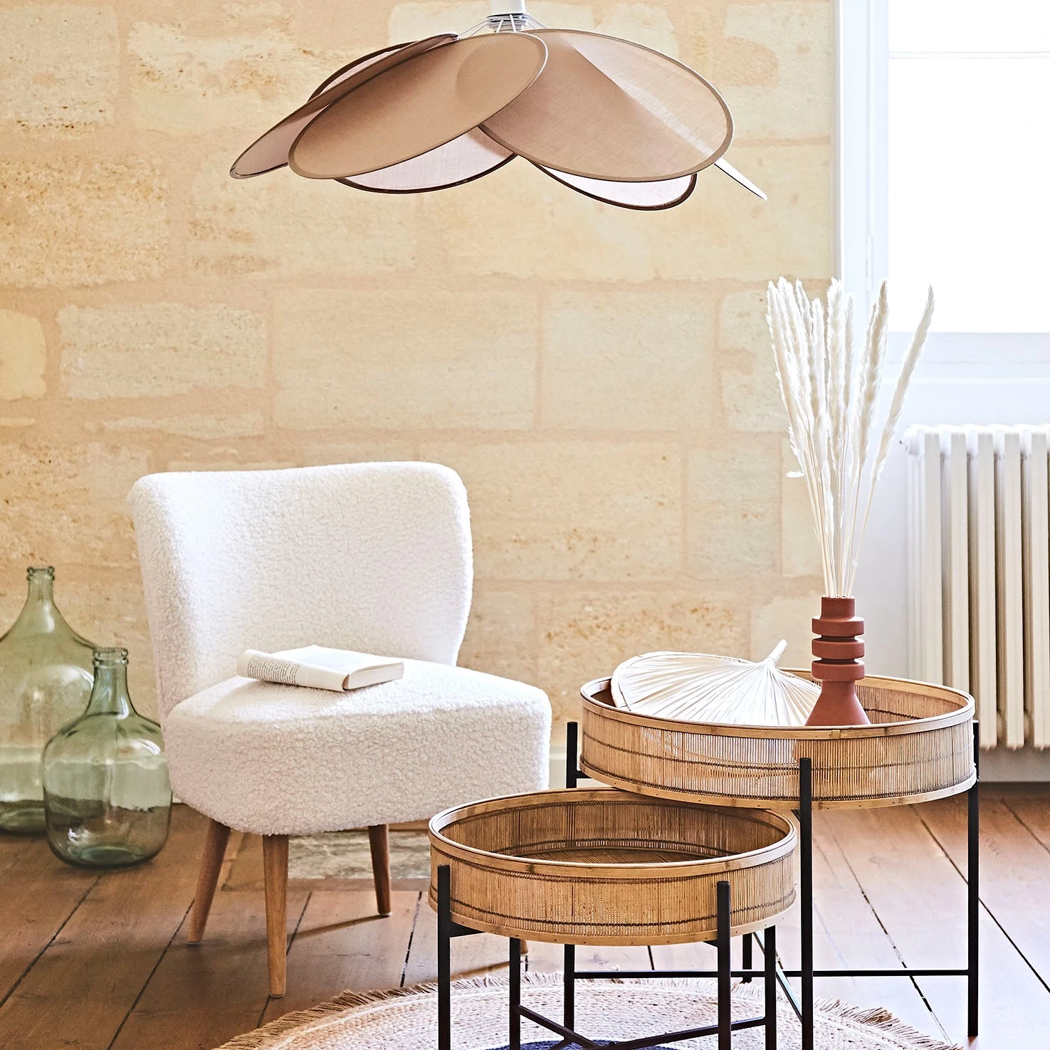 Opjet Suspension En Coton D73cm Taupe - Evasion 4 Opjet Suspension En Coton D73cm Taupe - Evasion – Image 2