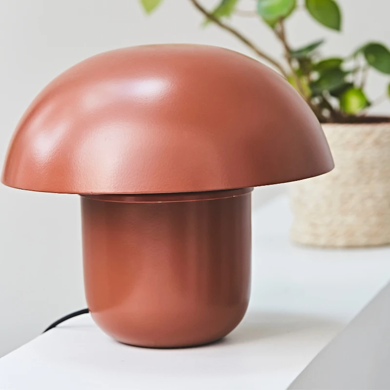 SEMA DESIGN Lampe Champignon Fer H25cm Ambiance Brun Foncé - Champart 5 SEMA DESIGN Lampe Champignon Fer H25cm Ambiance Brun Foncé - Champart – Image 3
